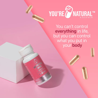 YOU'RE NATURAL Prenatal and Postnatal Vitamins for Women with Folate, DHA, Probiotics