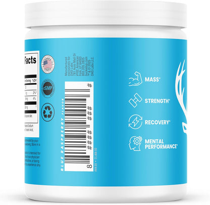 Bucked Up Creatine Candy Blue Raz | Micronized Creatine Monohydrate | 120 Chewable Tablets, 24 Servings | Fizzy Creatine No Water Needed | Non GMO Gluten Free Third Party Tested