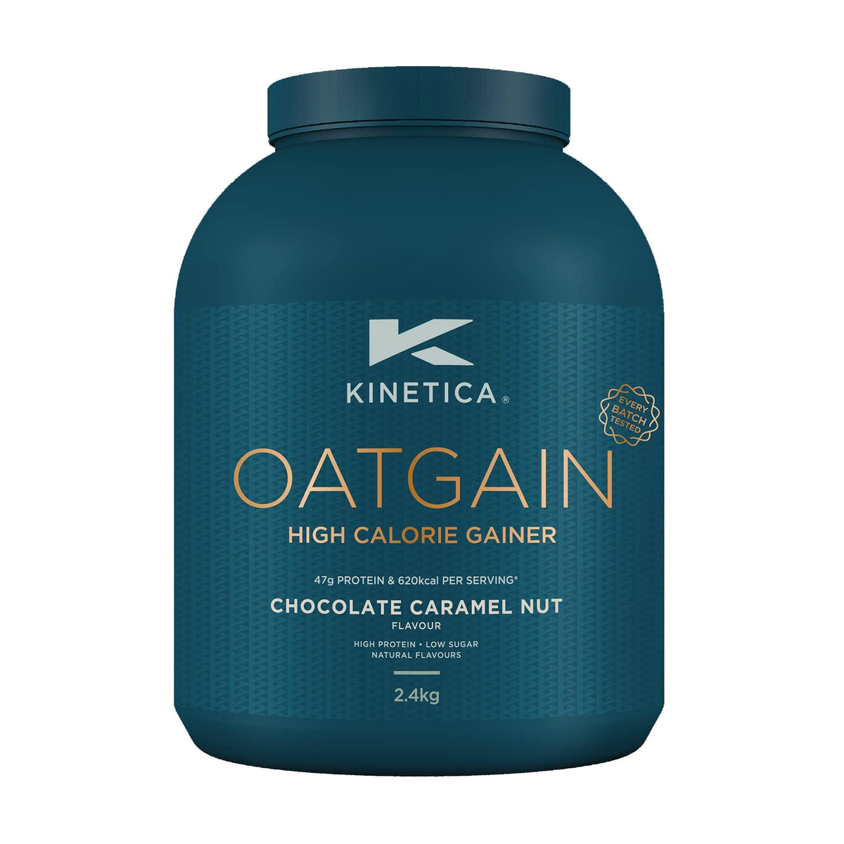 Kinetica OatGain Weight Gainer 600+ Calories & 47g Protein per Serving, 2.4 kg