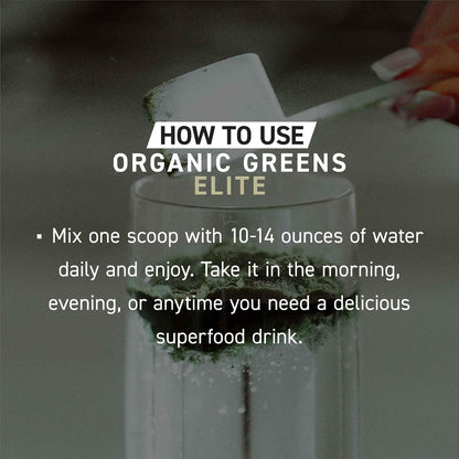 Kaged Organic Greens Elite, Superfood and Greens Powder with Apple Cider Vinegar, Adaptogen, Prebiotics, Vitamins & Minerals, Berry, 30 Servings