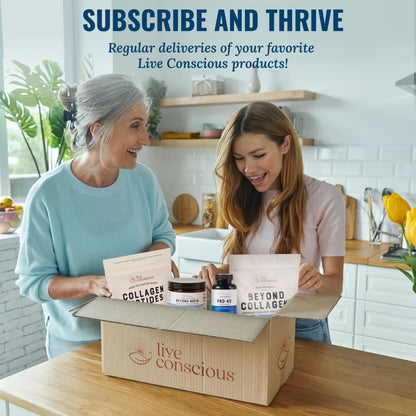 Live Conscious Glucosamine Chondroitin with MSM, Hyaluronic Acid, and More - MoveWell Joint Health Supplement