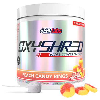 EHP Labs OxyShred Pre Workout Powder - Preworkout Powder with L Glutamine & Acetyl L Carnitine, Energy Boost Drink - Cosmic Blast, 60 Servings