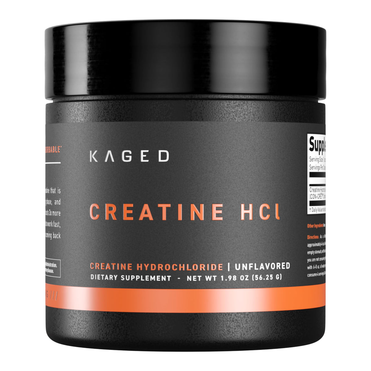 Kaged Creatine HCl Capsules | 7X Concentrated vs Mono | Muscle Building & Recovery | High Absorption | No Bloating | Creatine for Men & Women | Vegan, Gluten Free | Unflavored | 75 Servings