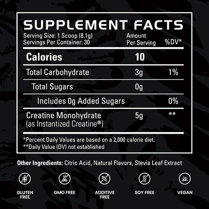 Gains in Bulk Instantized Creatine Monohydrate for Women and Men, Soluble Pre Workout Powder, Supports Muscle Building, Strength and Performance, Sweet Lemonade and Sour Raspberry, 60 Servings