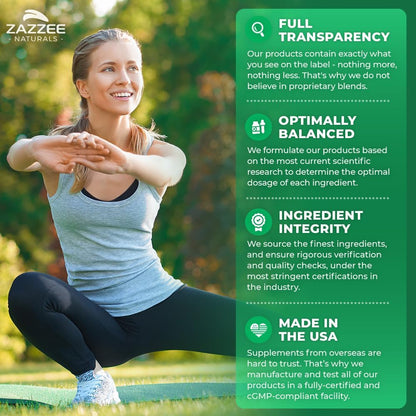 Zazzee Cranberry PACs 72 mg per Capsule, 50:1 Extract, 120 Vegan Capsules, 2X Strength, 4 Month Supply, Fast-Acting, Effective Urinary Tract & Bladder Support, 100% Soluble PACs, Made in the USA