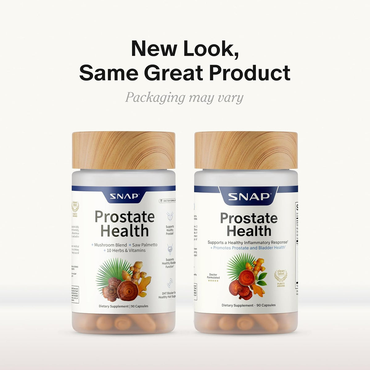 Snap Supplements Prostate Health + Nitric Oxide Booster Bundle, 90+60 Caps | Stinging Nettle, Saw Palmetto for Men, Prostate Support Supplement, Nitric Oxide Supplements for Men, L-Arginine L-Citrulline