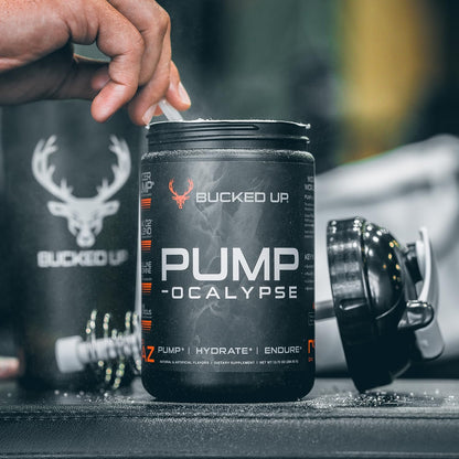 Pump-ocalypse Blood Raz | Nitric Oxide and L Arginine Supplement with Citrulline Malate, GlycerPump | Ultimate N.O. Booster | Lean Muscle Support for Blood Flow, Vascularity, Hydration and Endurance