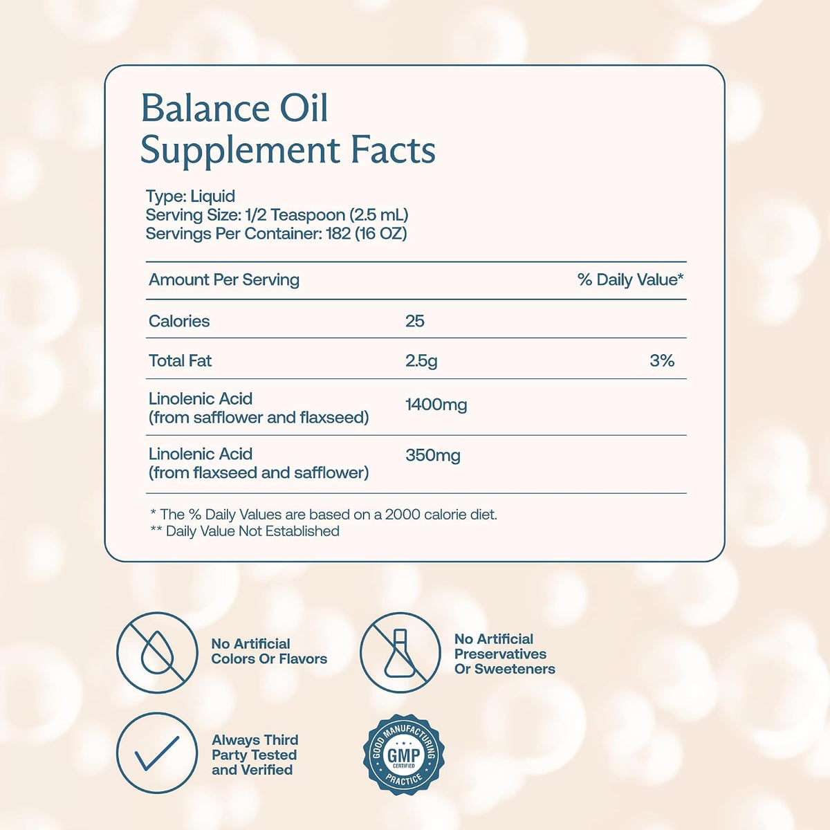 BodyBio Balance Oil - Essential Fatty Acids for Brain, Skin, & Mood | Cold-Pressed Omega 3 & 6