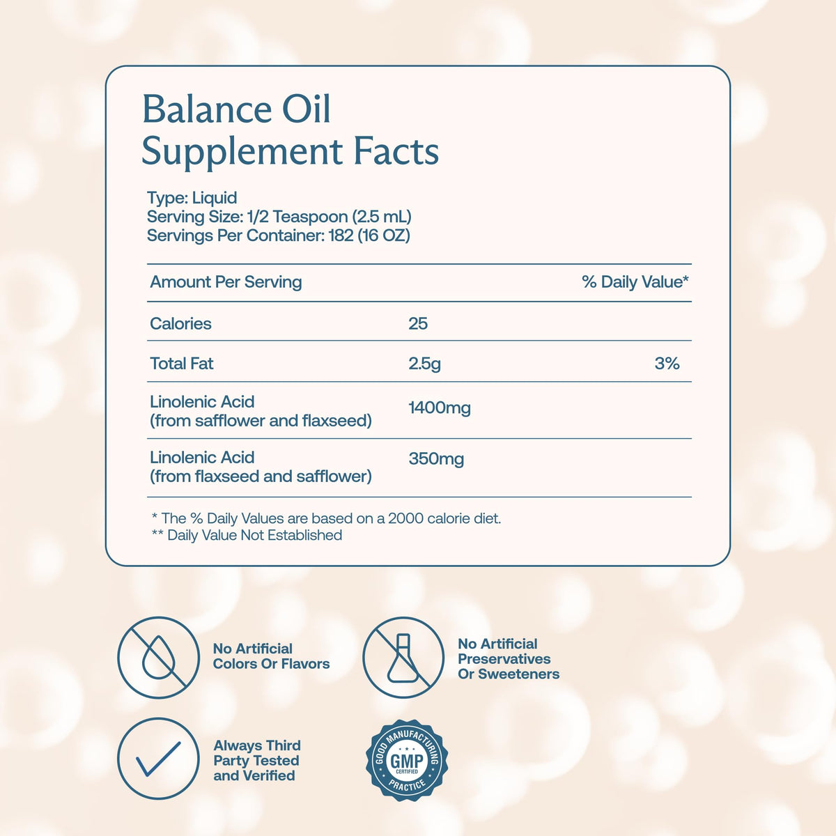 BodyBio Balance Oil - Essential Fatty Acids for Brain, Skin, & Mood | Cold-Pressed Omega 3 & 6