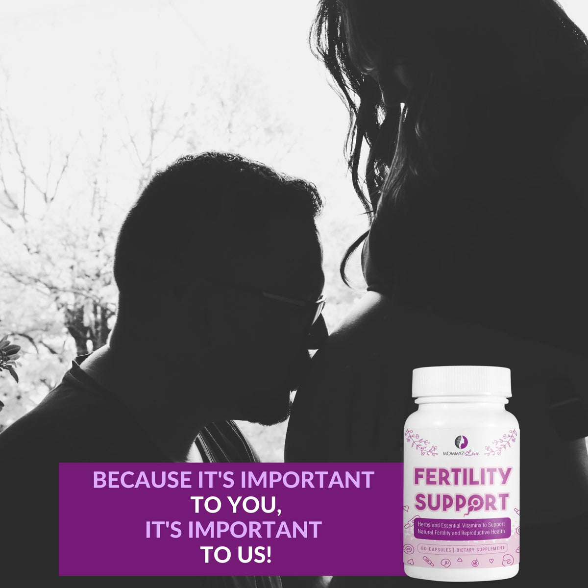 Mommyz Love Myo-Inositol Conception Fertility Prenatal Vitamins for Healthy Ovarian Function