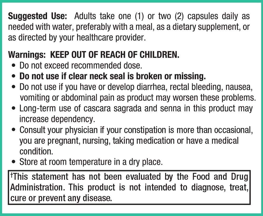 Peak Pure & Natural Colon Support - Colon Cleanse and Detox Supplement for Digestive Health - Gut Health Support with Inulin and Senna Leaf Extracts - with Fiber, Prebiotics, and Probiotics - 1 Pack