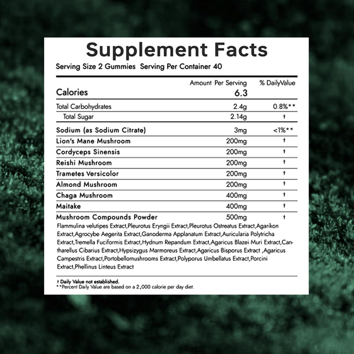 24 in 1 Mushroom Brain Supplement Gummies for Boost Focus & Immune System, Memory & Energy Support, Coffee Alternative, Lions Mane Gummie for Kids and Adults, 60 Gummies