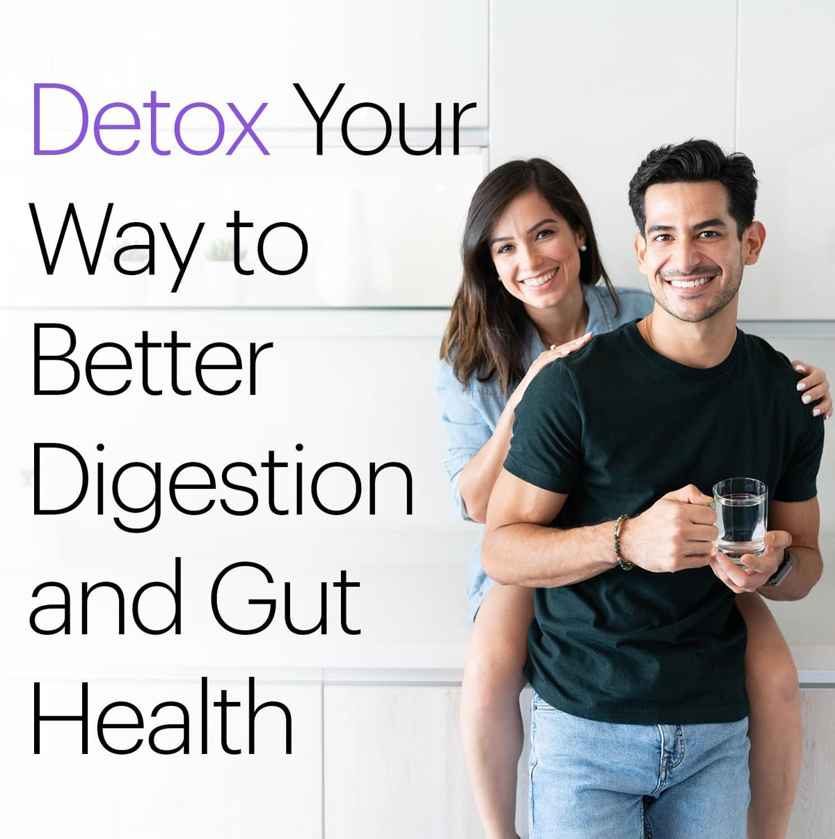 Wellthy Full Body Detox and Immune Support - Advanced Digestive Health, Gut Cleanse and Bloating Relief - All Natural Formula with Milk Thistle, Dandelion Extract and L-Carnitine | 30-Day Supply