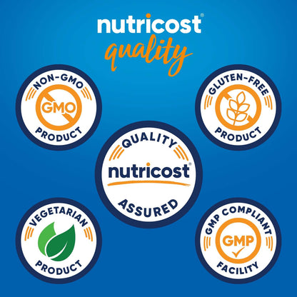 Nutricost N-Acetyl L-Cysteine (NAC) 600mg, 180 Capsules - Non-GMO, Gluten Free
