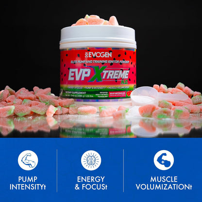 Evogen EVP Xtreme NO + EVP AQ Bundle – Pre Workout Powder & Liquid Glycerol Volumizer for Men & Women | Extreme Pump, Energy, Hydration & Vascularity | Sour Watermelon