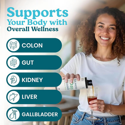 Atlantic Naturals 1 Day Colon Cleanse & Full Body Detox Drink – Sea Moss, Gut Health & Liver Cleanse Juice for Women & Men – Overnight Gut Reset – Lemon Flavor, 8 fl oz