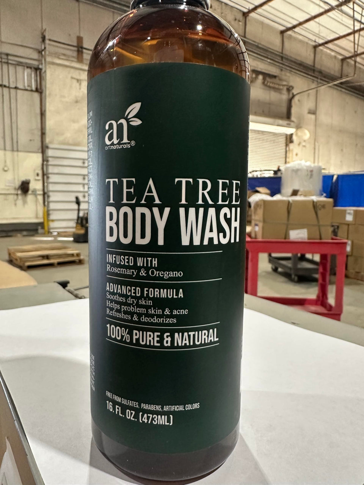 Artnaturals Tea Tree Body Wash with Rosemary & Mint, 16 fl oz, 2 Pack