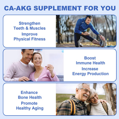 Liposomal Calcium AKG Supplement 1500mg with Vitamin D3 & K2 Softgels for Women & Men│ High Absorption│Calcium Supplements with Magnesium Glycinate, Boron, Probiotics & Vitamin C for Bone - 120 Pills