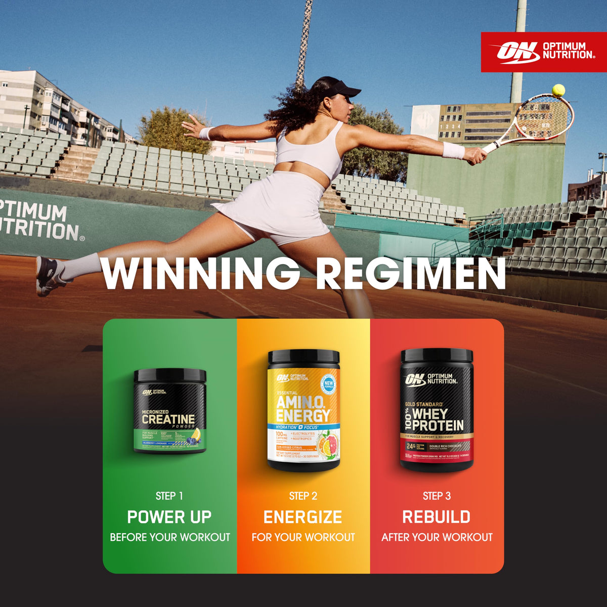 Optimum Nutrition, Amino Energy Powder Plus Focus, with Bcaa, Electrolytes, and Caffeine, Watermelon, 30 Servings | Contains BCAAs, Electrolytes, 100 mg Caffeine, 5g Amino Acids, Zero Sugar, Supports Hydration, Banned Substance Tested