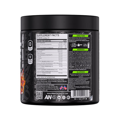 All Black Everything Pre-Workout Powder | Preworkout Energy Drink Mix | 350mg Caffeine | Beta Alanine & Citrulline | Energy Supplement for Men & Women | Baddy Berry | 30 Servings