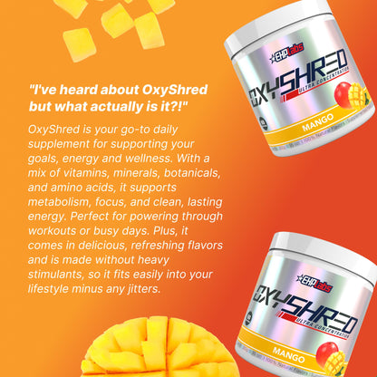EHP Labs OxyShred Pre Workout Powder - Preworkout Powder with L Glutamine & Acetyl L Carnitine, Energy Boost Drink - Cosmic Blast, 60 Servings