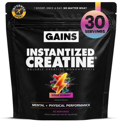 Gains in Bulk Instantized Creatine Monohydrate, Unflavored, 100 Servings
