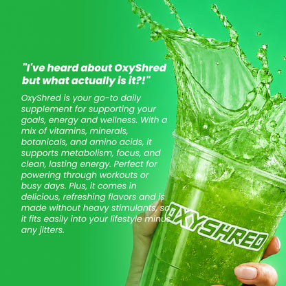 EHP Labs OxyShred Pre Workout Powder - Preworkout Powder with L Glutamine & Acetyl L Carnitine, Energy Boost Drink - Cosmic Blast, 60 Servings
