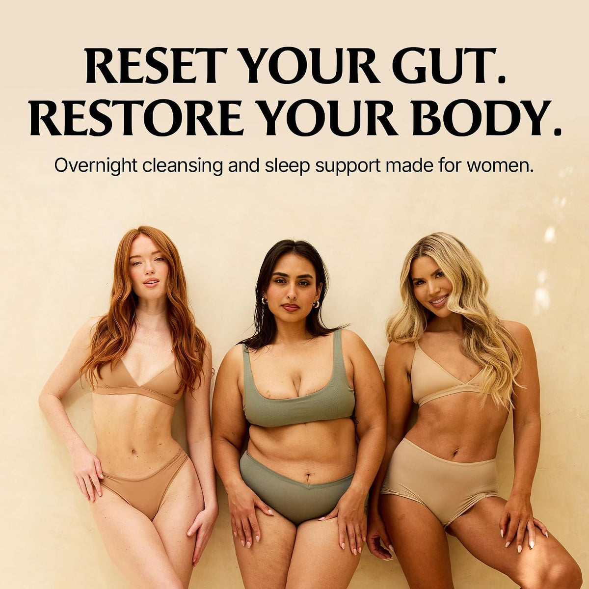 Paulina FITNESS Reset PM Gut Cleanse for Women Overnight 8-Hr Digestive Aid | Bloating Relief & Gut Health Supplement, Natural Detox & Cleanse, Supports Weight Management, Relieves Constipation