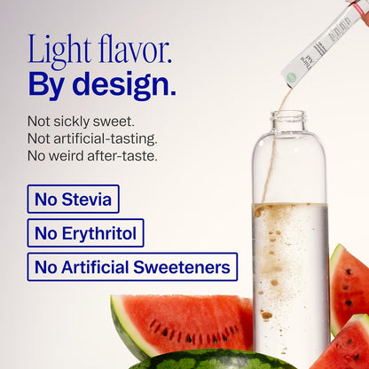 Thirst Aid Low Sodium Electrolytes Powder Packets, 30 Servings, Organic Electrolytes Powder Packets Crafted with a Light Watermelon Flavor, Gluten-Free, Non-GMO and Vegan
