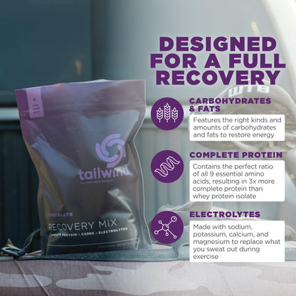 Tailwind Nutrition Recovery Mix, Chocolate, 20-Serving Bag