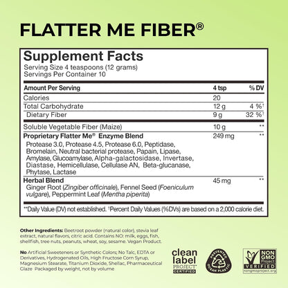 HUM Nutrition Flatter Me Fiber + Dream Team Magnesium Powder Bundle – Digestive Support Fiber & Magnesium Bisglycinate Drink Mix with L-Theanine & Tart Cherry, Cherry Lemon, 2-Product Wellness Routine