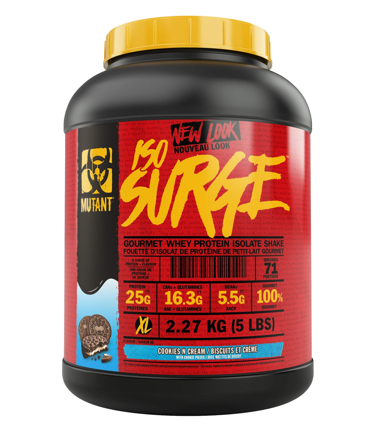 MUTANT ISO Surge – Pure whey Protein Isolate Powder, Low carb, Low Fat, Digestive Enzyme Boosted
