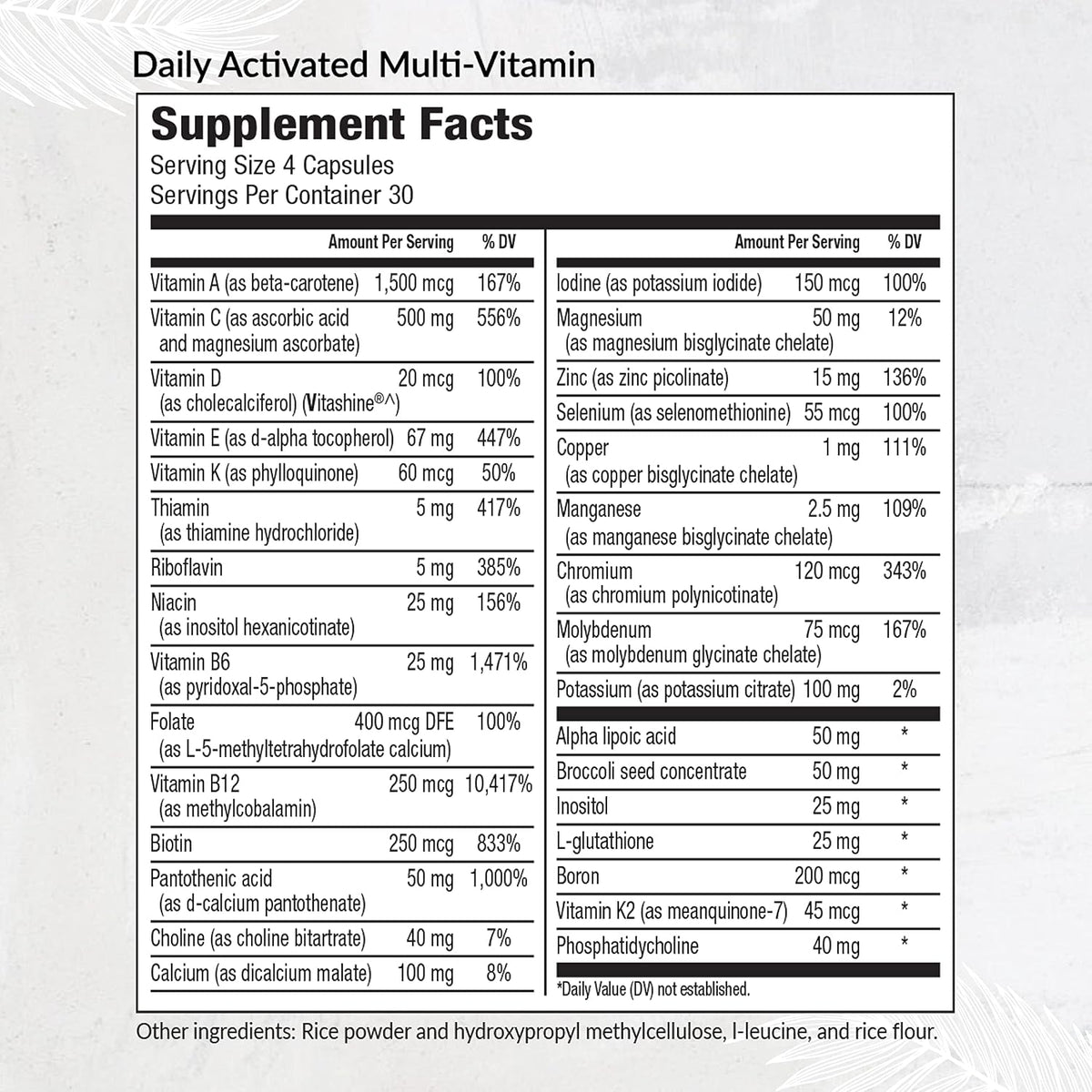 Equilife - Daily Activated Multi-Vitamin (30 Servings) and Progesterone Support (90 ct.) Bundle, 21 Essential Vitamins and Herbal Hormone Supplement