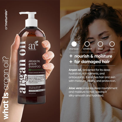 ArtNaturals Moroccan Argan Oil Shampoo, 16 fl oz