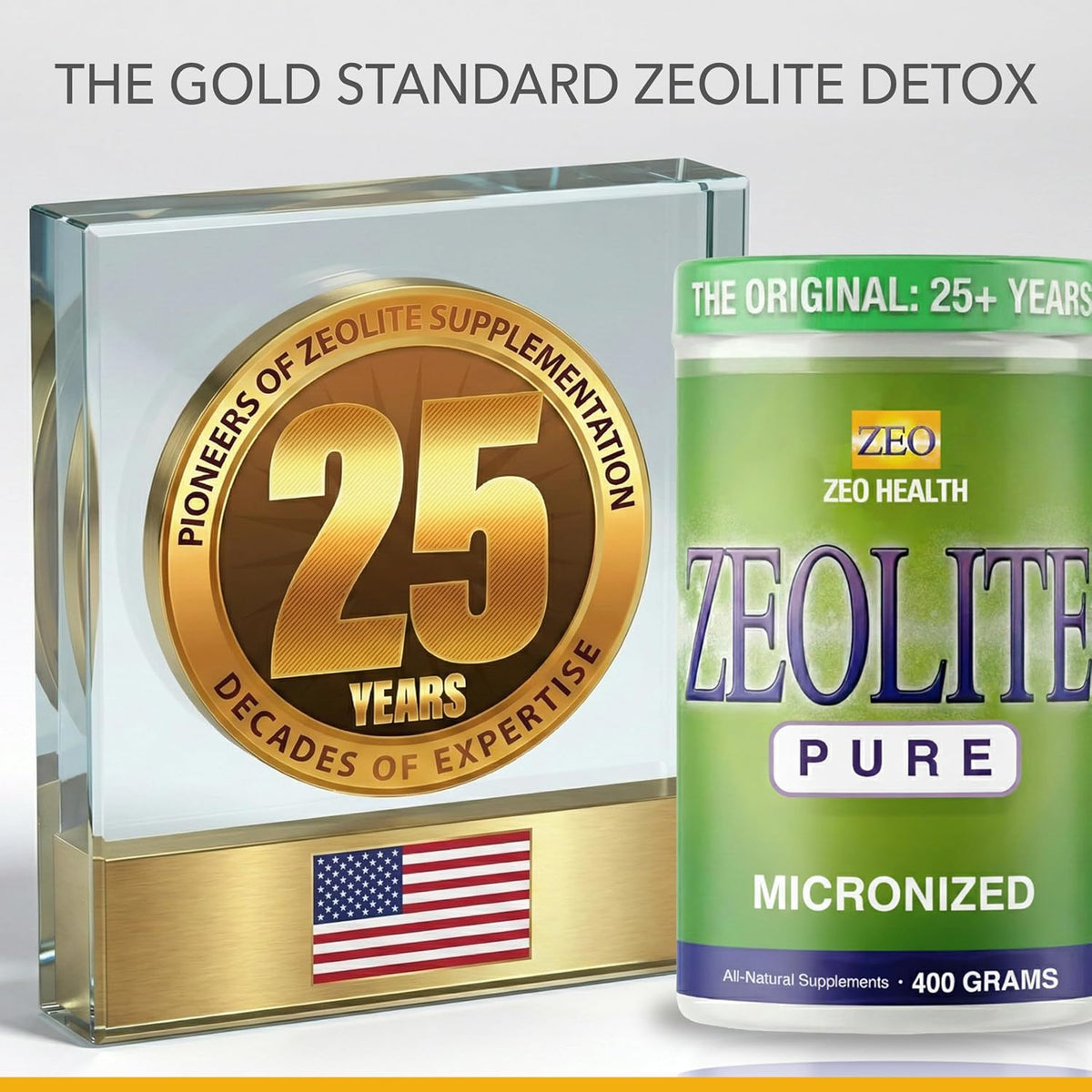 Zeolite Pure | Full Body Detox Cleanse for Women, Men, Adults | Supports Energy, Gut Health, Mental Clarity, & Optimal Inflammation Response | The Original Zeolite Powder (400 Servings)
