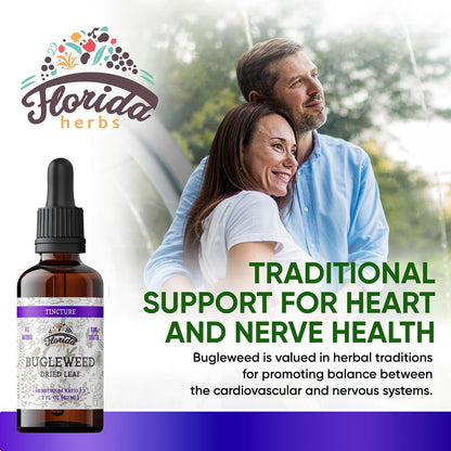 Bugleweed Tincture, Organic Bugleweed Extract (Ze LAN, Lycopus Virginicus) Herbal Supplement, Non-GMO in Cold-Pressed Organic Vegetable Glycerin 700 mg, 2 oz (60 ml)