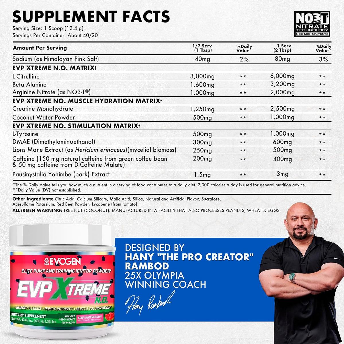 Evogen EVP Xtreme NO + EVP AQ Bundle – Pre Workout Powder & Liquid Glycerol Volumizer for Men & Women | Extreme Pump, Energy, Hydration & Vascularity | Sour Watermelon