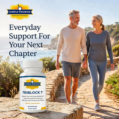 TriBlock7 - Carb Blocker Capsules for Sugar Balance - White Kidney Bean | Starch Blocker Formula, Carb Metabolism Support, Frankincense and Myrrh, Take Before Meals, Non-GMO, Full 30-Day Supply