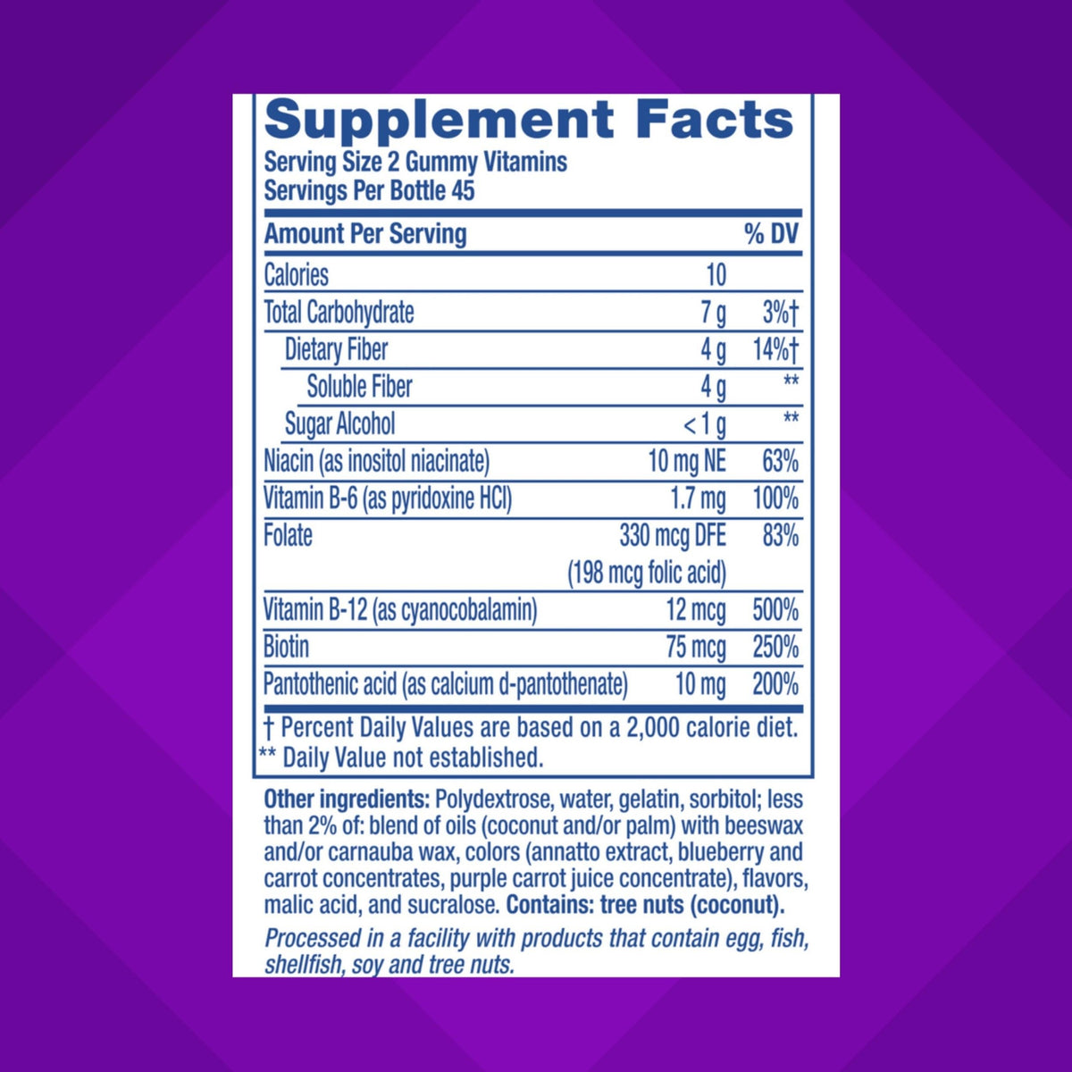 Vitafusion Fiber Well Fit Gummies Supplement, 90 Count (Packaging May Vary)