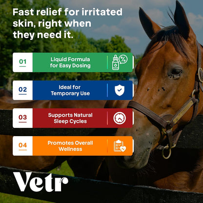 vetr Skin Relief Hydrocortisone Spray for Dogs - Topical Support for Itchy Skin and Hot Spots - 4 oz (120mL) - Vet-Formulated in USA