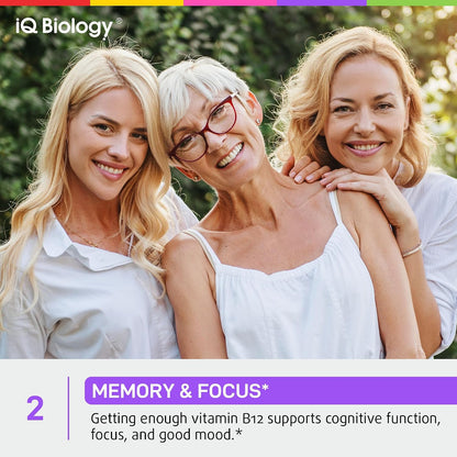 Organic Vitamin B12 Liquid Drops - Sublingual Methylcobalamin 5000 mcg, 2oz | Methylated B-12 Active Coenzyme Form - Energy & Nerve System Support - Berry Flavor - 60 servings