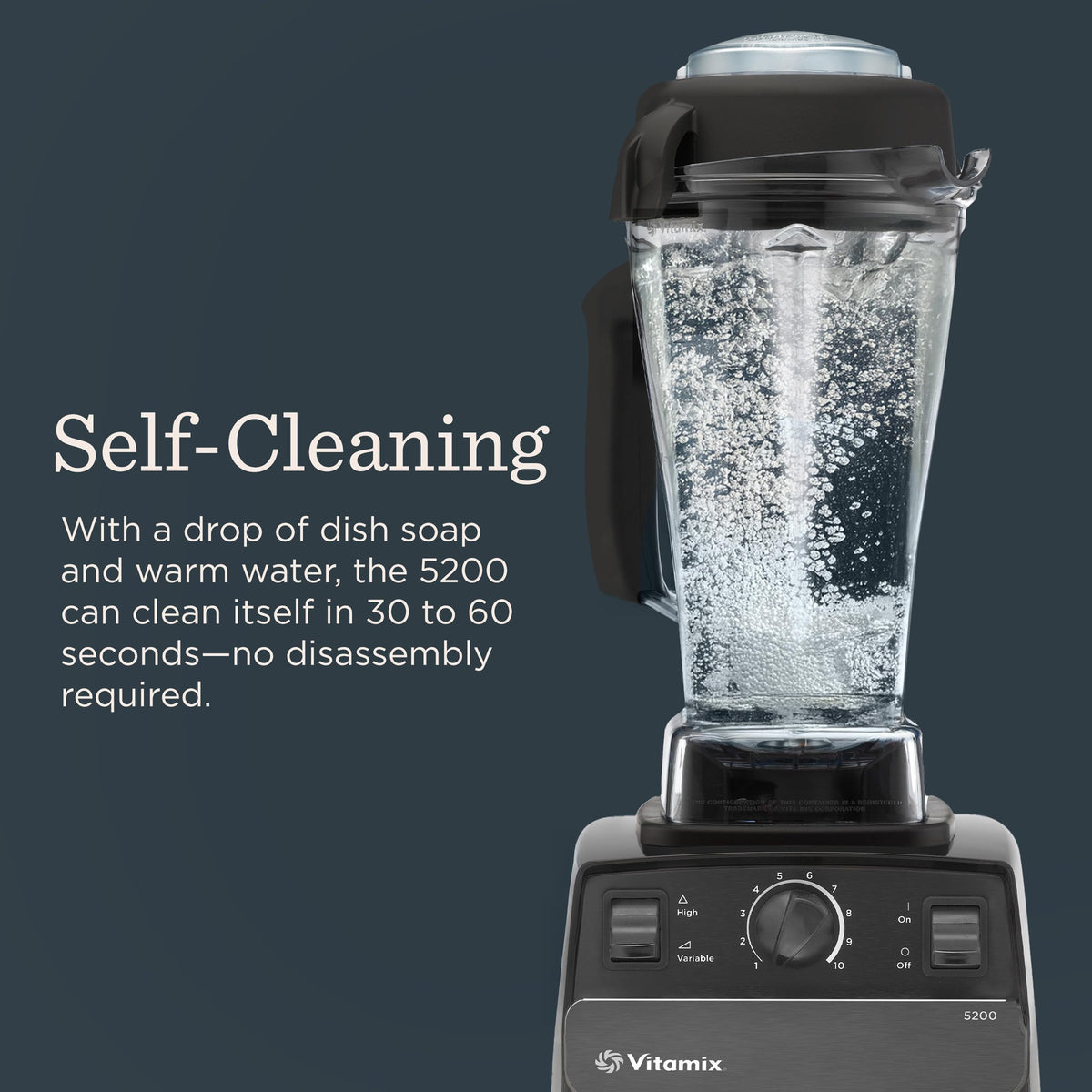 Vitamix 5200 Professional-Grade Blender, 64 oz. Container, White