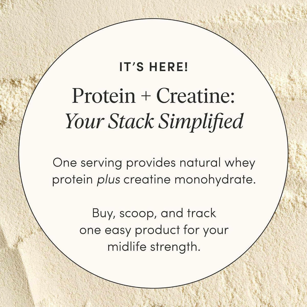 The 'Pause Life Protein + Creatine + BCAAs, Vanilla, Whey Protein, 17.8 oz | Creavitalis creatine monohydrate + whey protein + BCAAs for men & women. Gluten free, low sugar, non-GMO. 14 servings.