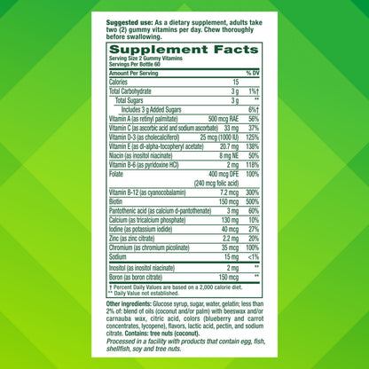 Vitafusion Adult Gummy Vitamins for Women, 120 Count