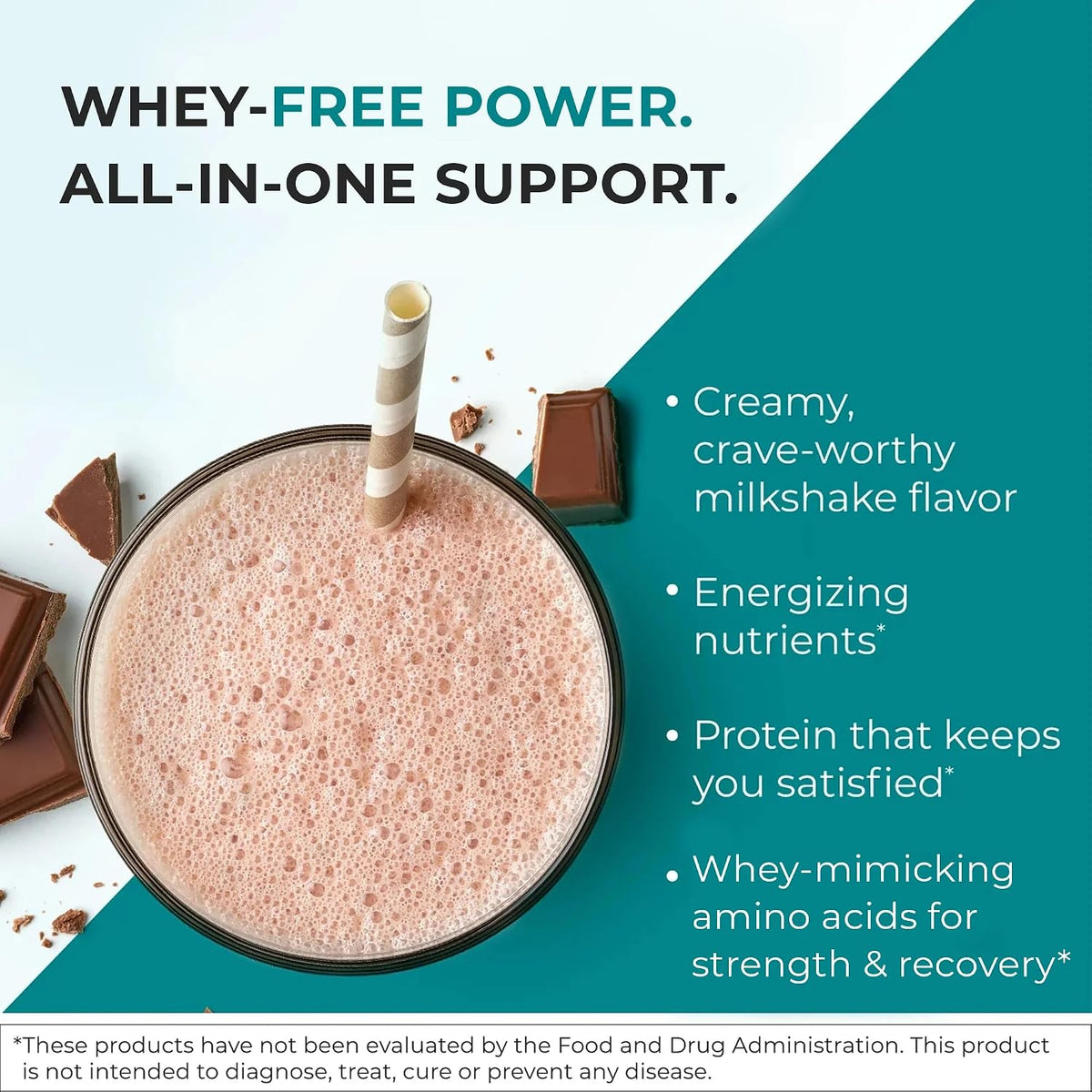 Reignite Wellness by JJ Virgin SHEatine Powder (Unflavored) and Bone Broth All-in-One Shake (Chocolate)
