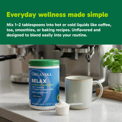 Organika Enhanced Hydrolyzed Collagen Peptides Powder: Easy Absorption Unflavored Collagen Powder for Skin, Hair, Nails, Joints, Muscles, & Gut - Keto, GMO-Free, Grass-Fed (1.1 Pounds)