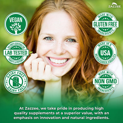 Zazzee USDA Organic Black Cohosh 10:1 Extract, 120 Vegan Capsules, 4 Month Supply, Actaea Racemosa, Women’s Health & Hormonal Balance Support, All-Natural, Non-GMO, Made in the USA