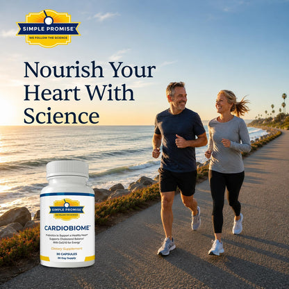 CardioBiome - CoQ10 Probiotic with Artichoke Extract - Heart Health Support | Probiotic Heart Blend, Circulation and Gut Support, Artichoke Extract, Simple Once-Daily Routine, Non-GMO, 30-Day Supply