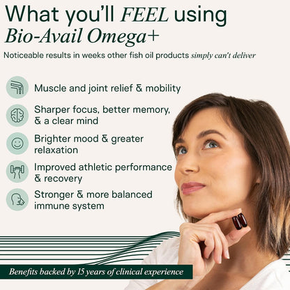 Adapt Naturals Brain & Body Wellness Bundle – Bio-Avail Omega+ Fish Oil & Luminous Mind Nootropic Supplement – 30-Day Supply