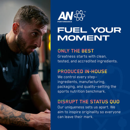 AN Performance Pre-Workout Powder Supplement for Men & Women | Energy Drink Mix with 300mg Caffeine + Beta Alanine + Citrulline | Third-Party Tested | Fruit Punch | 30 Servings
